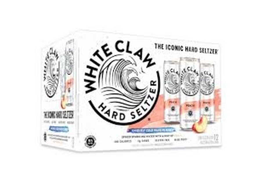 WHITE CLAW PEACH 12PK/12OZ CAN