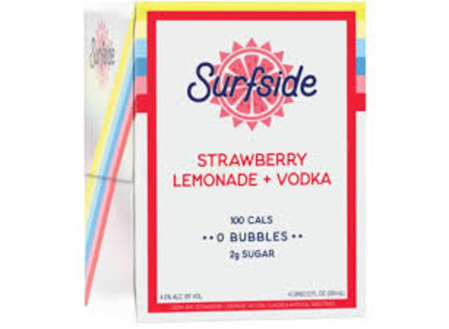 SURFSIDE STRAWBERRY LEMONADE 4PK/12OZ