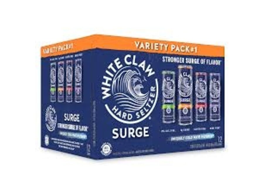 *WHITE CLAW SURGE VARIETY #1- 12PK/12OZ CAN
