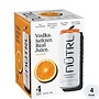 NUTRL ORANGE VODKA SELTZER 4PK/12OZ CAN