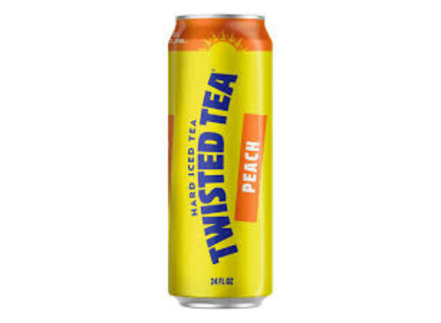 TWISTED TEA PEACH 24OZ CAN