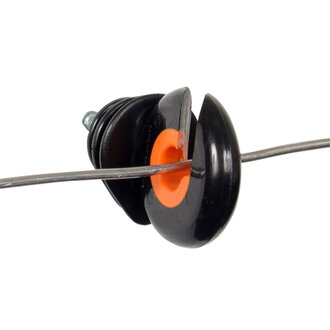 Gallagher North America Inc. WOOD POST SCREW-IN RING INSULATOR - BLACK PK25 Gallagher North America Inc. WOOD POST SCREW-IN RING INSULATOR - BLACK PK25