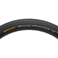 Continental Double Fighter III Tire - 700 x 35, Clincher, Wire, Black