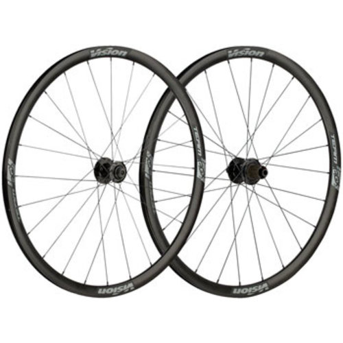 Vision Vision Team i23 AGX Wheelset - 700, 12 x 100/142mm, Centerlock, HG 11, Black