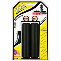 ESI 34mm Extra Chunky Silicone Grips: Black