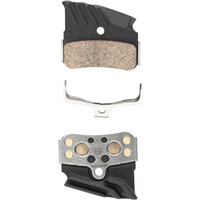 Shimano N04C-MF Disc Brake Pads and Springs - Metal Compound, Finned Alloy and Stainless Steel Back Plate, One Pair