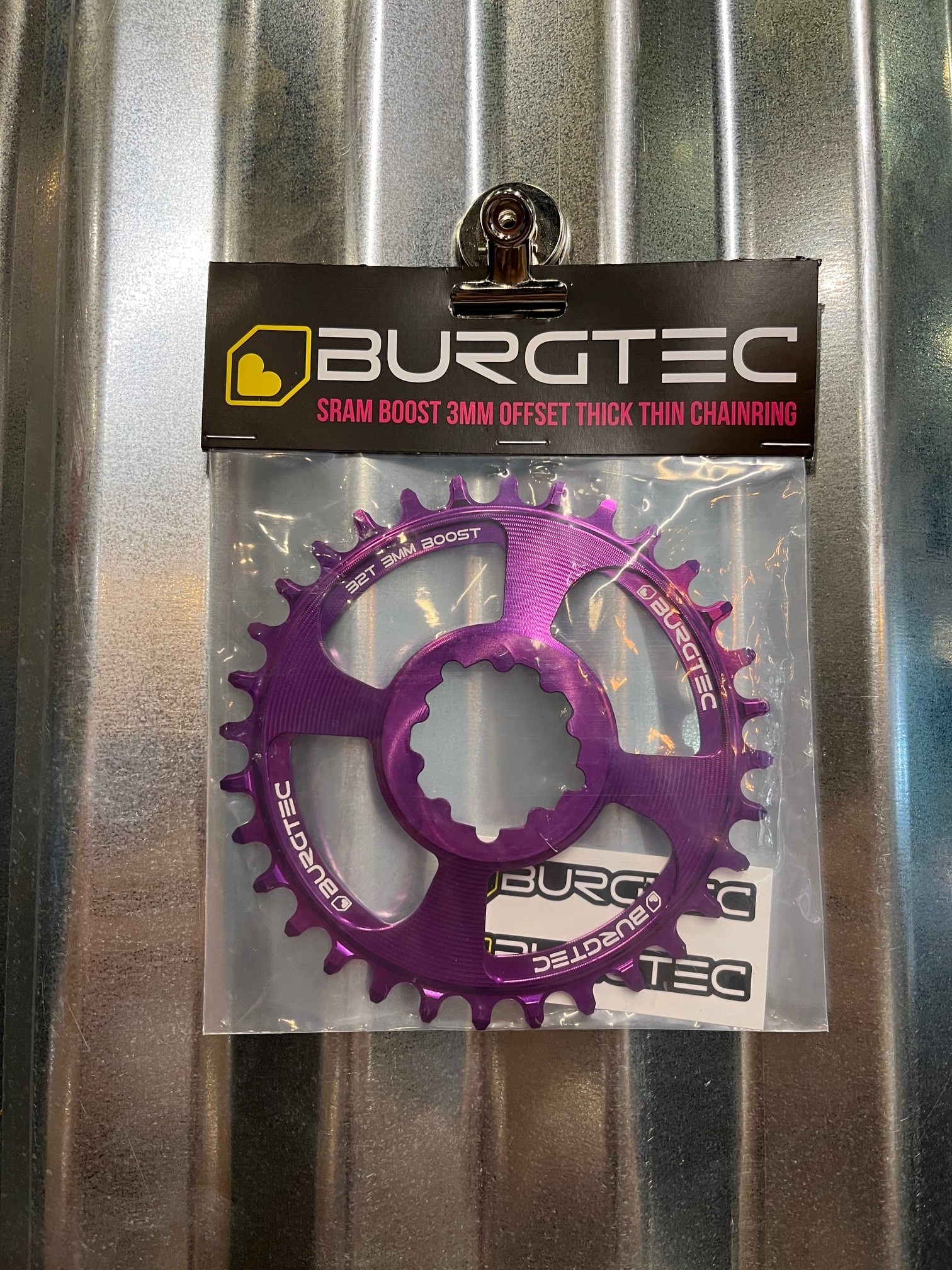 GXP Boost 3mm Thick Thin Chainring, 32T - Purple Rain - DRAKE CYCLES