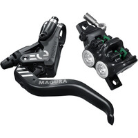 Magura MT5 eSTOP Disc Brake and Lever - Front or Rear, Hydraulic, Post Mount, Black