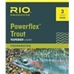RIO RIO POWERFLEX LEADER 9FT SERIES 3-PACK 4X/5X/6X