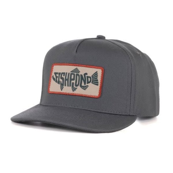 FISHPOND Pescado Hat- Full Back- Granite