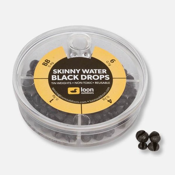 LOON OUTDOORS Skinny Water Tin Black Drops 4 Division
