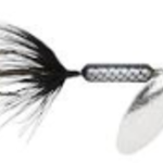 WORDENS 210-BL Rooster Tail In-Line Black 1/6 oz