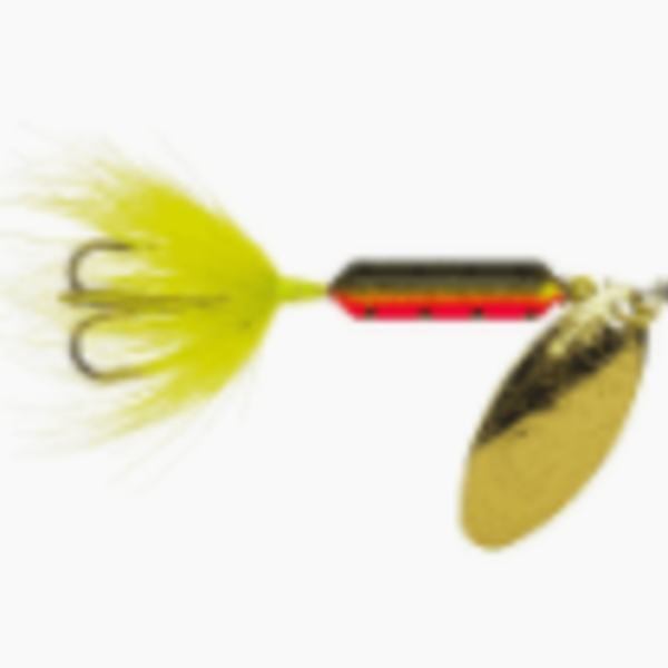 WORDENS 208-MPCT Rooster Tail In-Line Spinner, 2 1/4", 1/8 oz Metallic Purple Chartreuse