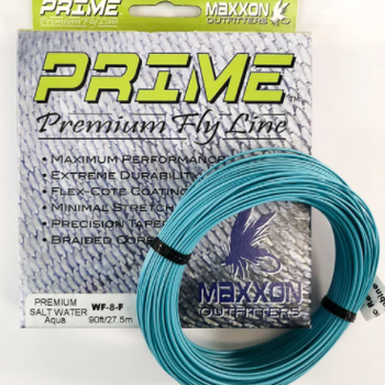 MAXXON Premium  Prime Salt  WFF SW Fly Line 7wt Aqua