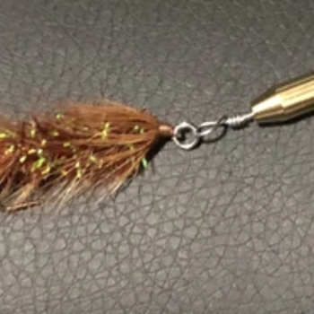 MAGOOSTER Inline Spinner - 1/4 oz Brown Fly