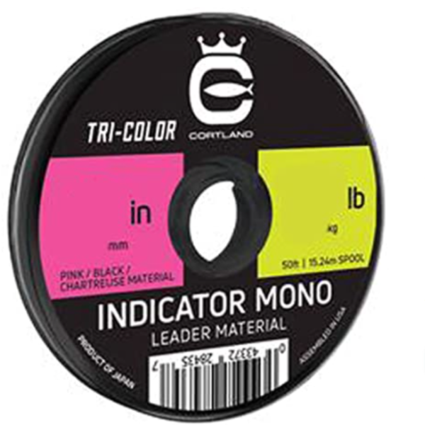 CORTLAND Indicator Mono Leader Material Tri-Color