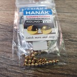 HANAK Tungsten Beads Round+ Gold 20 pcs