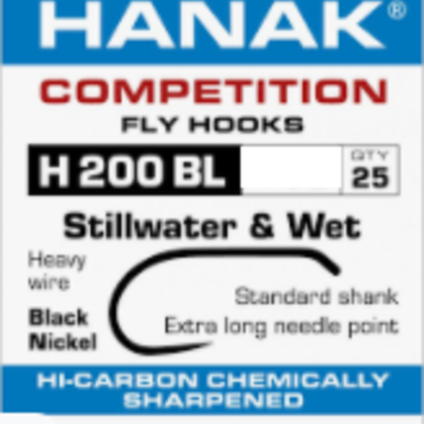 HANAK Stillwater & Wet Hooks Model 200 25 Pack Size