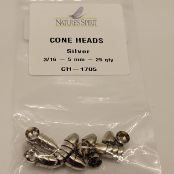 NATURES SPIRIT Cone Heads Silver -