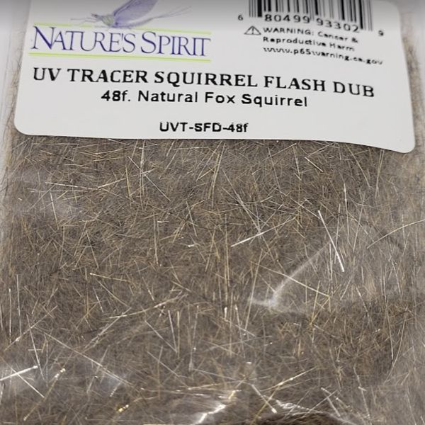NATURES SPIRIT UV Tracer Squirrel Flash Dubbing -