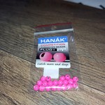 HANAK Tungsten Beads Fluo+ Pink  20 pcs