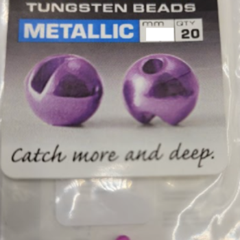 HANAK Tungsten Beads Metallic Light Violet 20 pcs