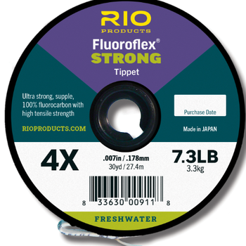 RIO Fluoroflex Strong Tippet 100yd 4X