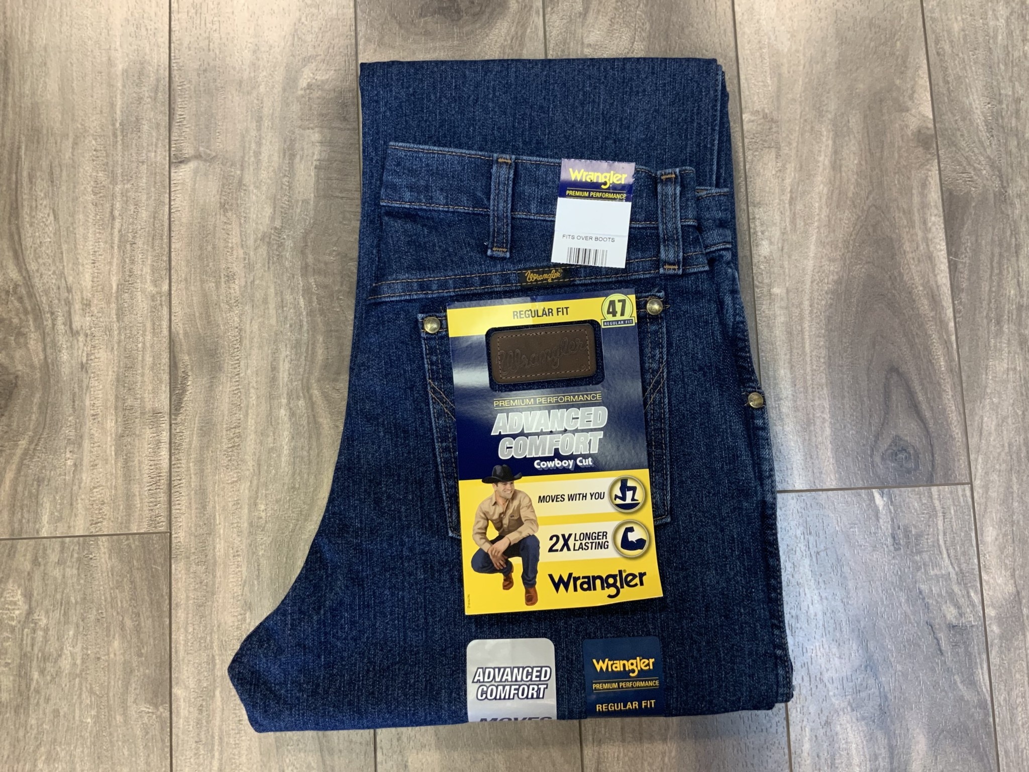 Arriba 71+ imagen men's wrangler regular-fit advanced comfort jeans ...