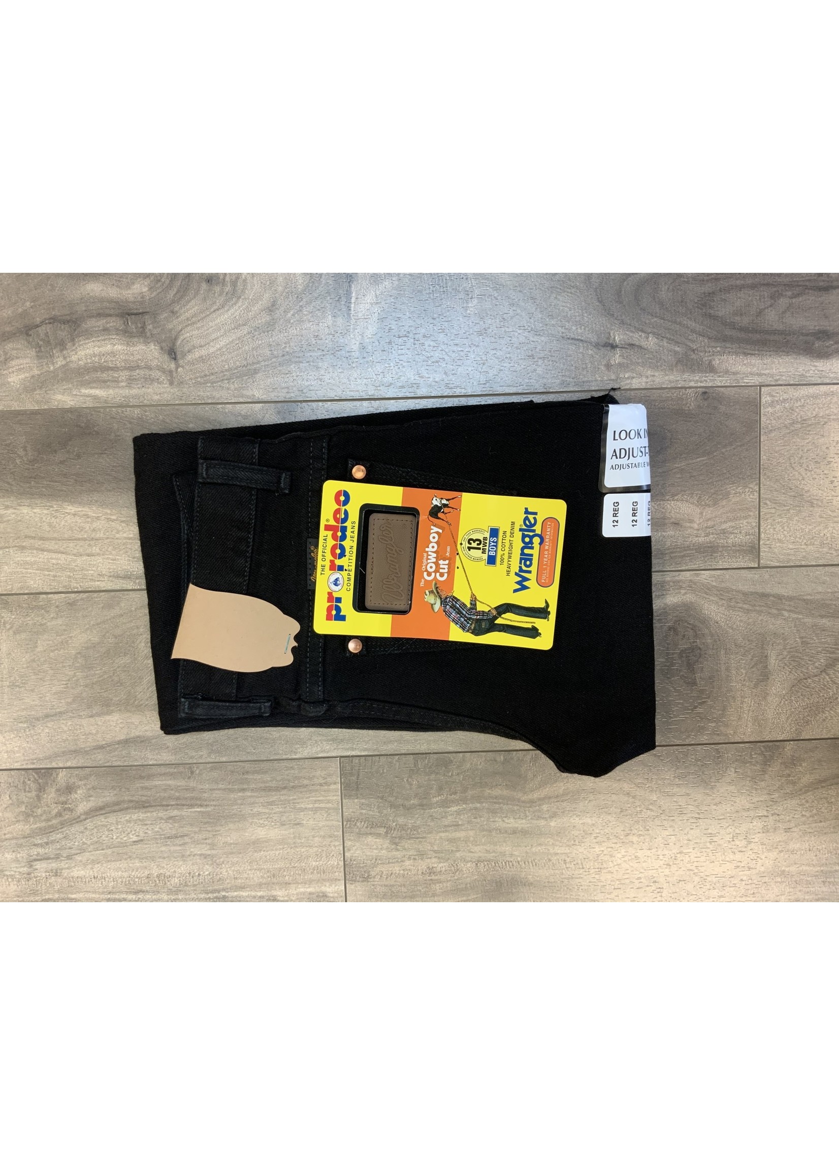 WRANGLER BOYS BLACK JEAN  13MWBBK  20 REG