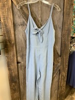 LADIES WRANGLER BLUE ROMPER