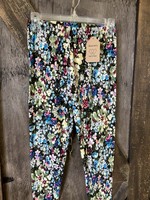 LADIES FLOWER LEGGINGS   ONE SIZE