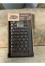 JUSTIN JUNIOR RODEO WALLET TOOLED