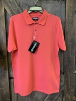 Hooey MEN’S HOOEY THE MAVERICK WATERMELON RED POLO