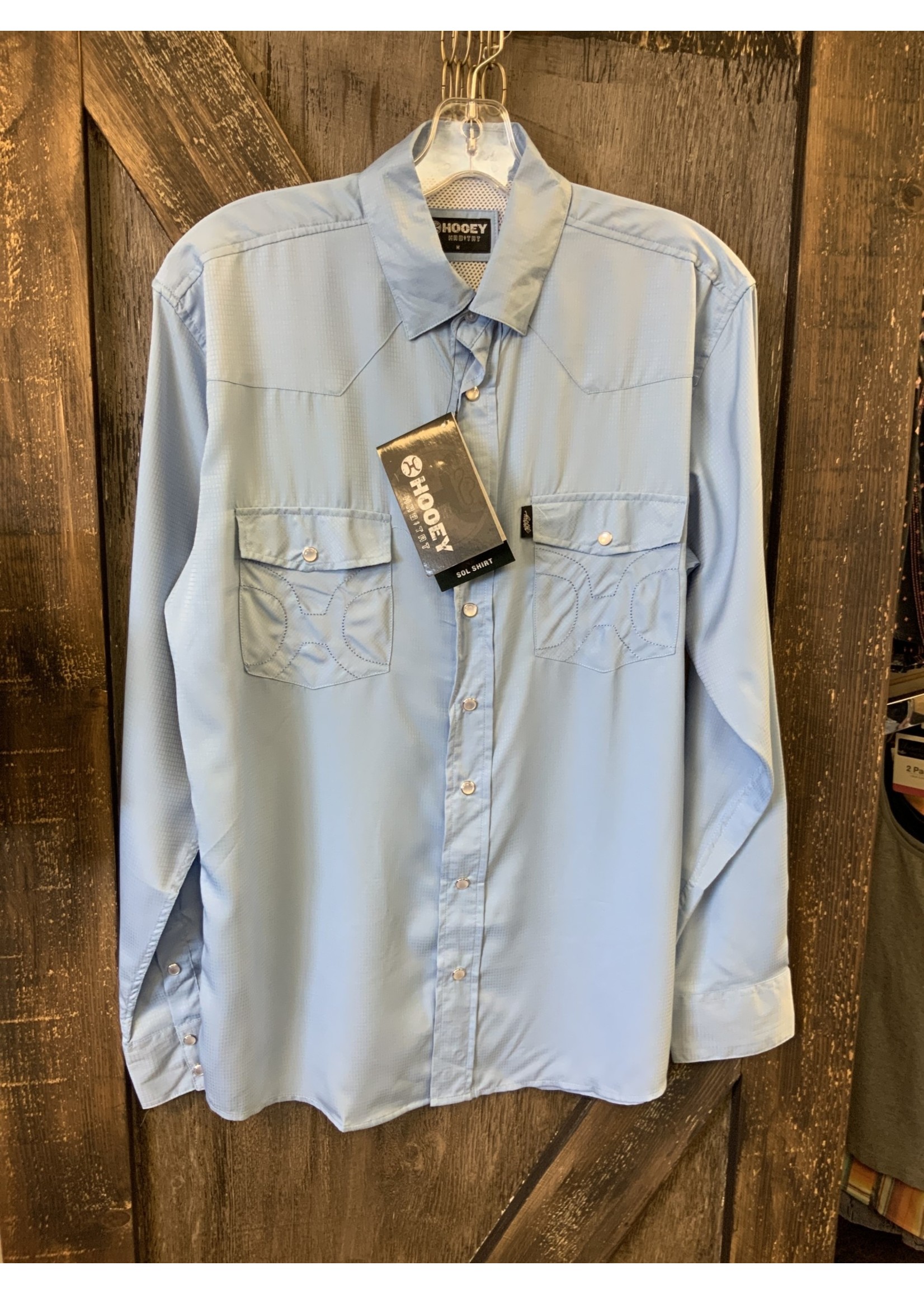 Hooey MEN’S HOOEY SOL L/S SNAP SHIRT SKY BLUE