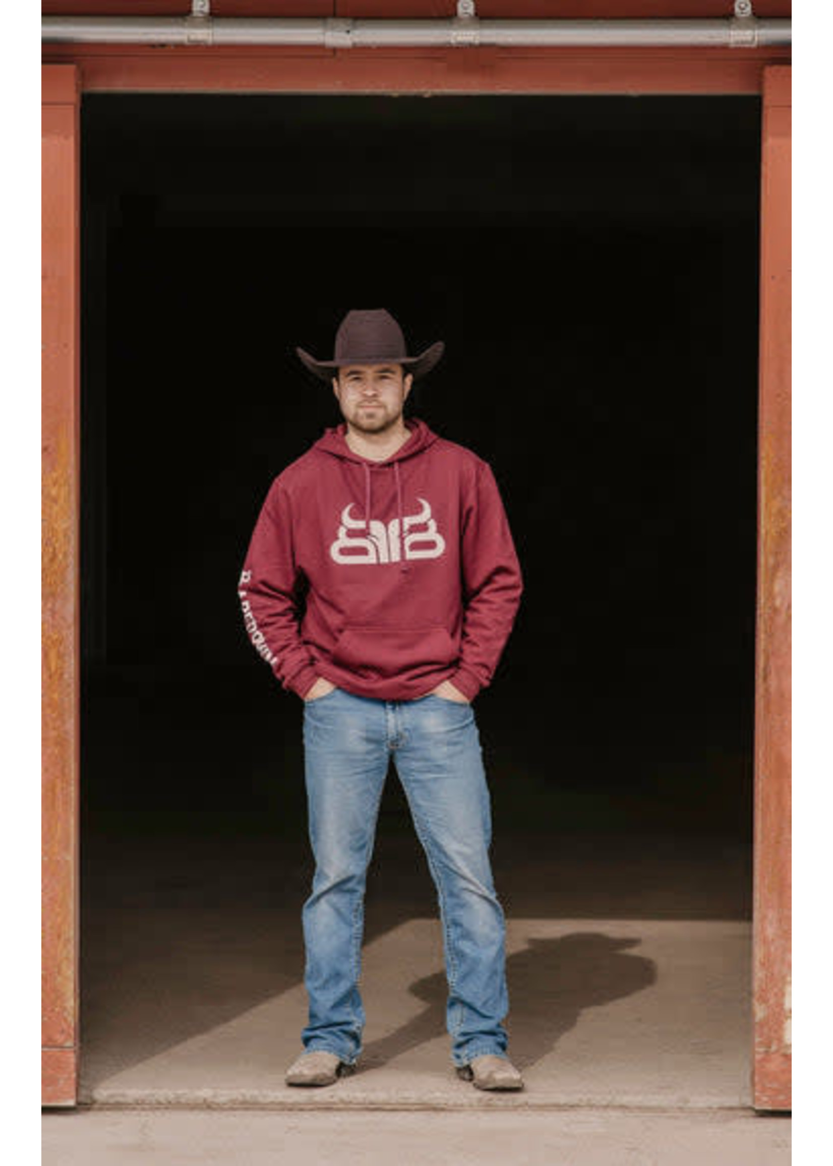 Baredown Brand BAREDOWN MAROON HOODIE