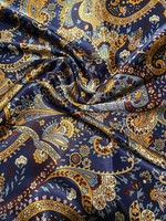 BLUE/GOLD PAISLEY WILD RAG