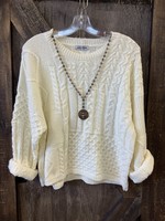 LADIES SWEATER TRICOT WITH BRAIDS