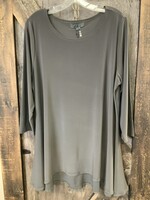 alisha.d LADIES VINE LIOR TUNIC CEMENT Lrg