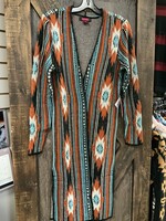 Rock & Roll LADIES AZTEC DUSTER  Sm