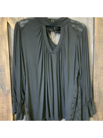 VELZERA INTRA RESC VELZERA L/S KEYHOLE BLACK Med