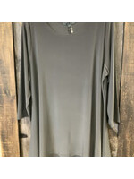 alisha.d LADIES VINE LIOR TUNIC CEMENT Xl