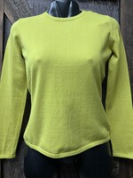 Jillanova LADIES JEWEL NECK CASHMERE TOP WINTER LIME Xl