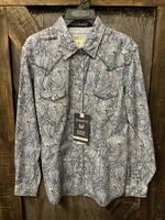 Panhandle LADIES L/S PANHANDLE ROUGH STOCK BLUE PAISLEY Xl