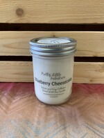 Soy PRETTY BLUEBERRY CHEESECAKE WOOD WICK CANDLE