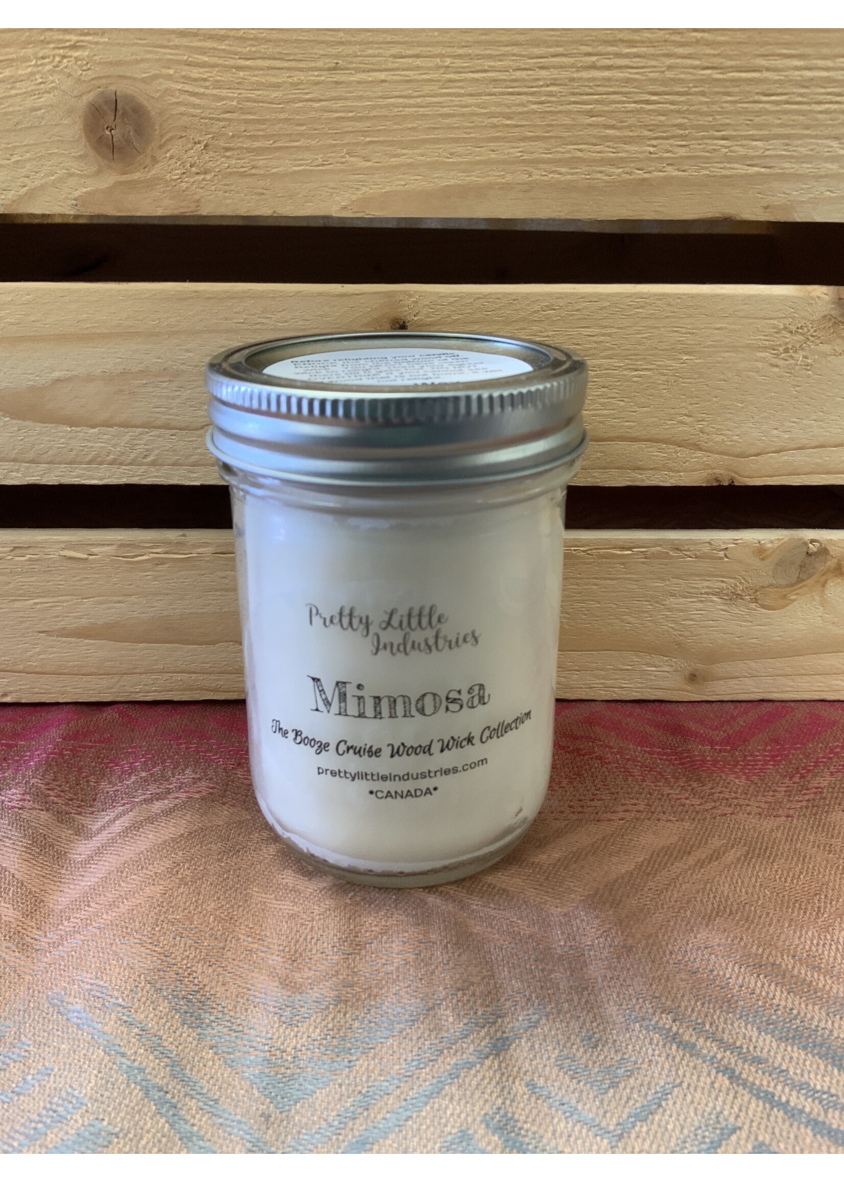 Soy PRETTY MIMOSA WOOD WICK CANDLE