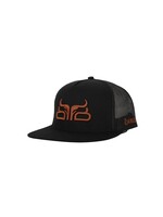 Baredown Brand BAREDOWN BLACK/COPPER FLAT BILL HAT