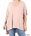 VNeck Hi-Low Hem Top