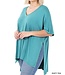 VNeck Hi-Low Hem Top