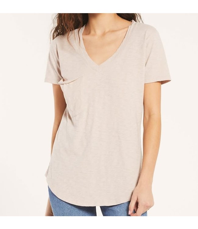 Cotton Slub Pocket Tee