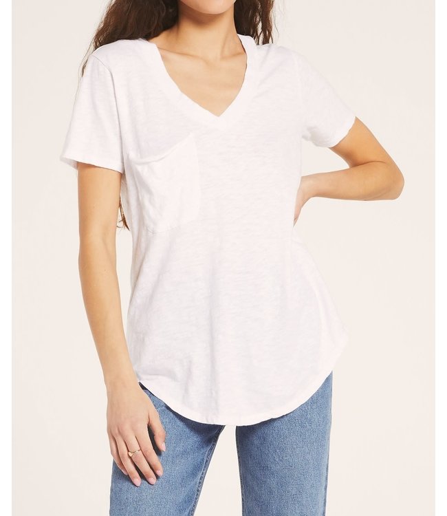 Cotton Slub Pocket Tee